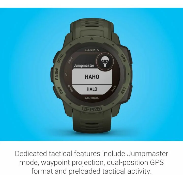 Garmin Instinct Solar Rugged Outdoor Smartwatch