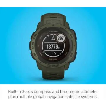 Garmin Instinct Solar Rugged Outdoor Smartwatch