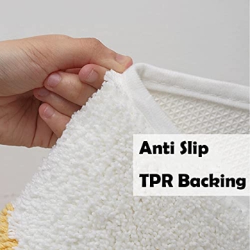 Cute Ultra Soft Bath Rug Mat, Non-Slip & Water Absorbent