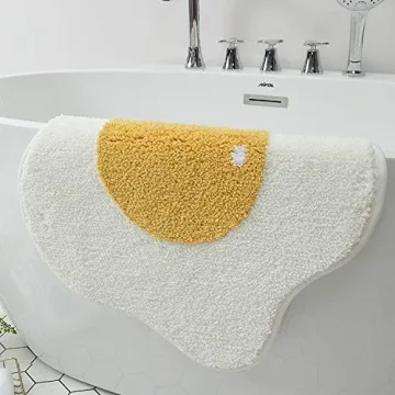 Cute Ultra Soft Bath Rug Mat, Non-Slip & Water Absorbent