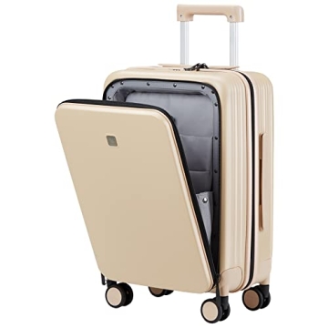 Hanke Grace 20" Hardshell Carry-On: Lightweight, TSA-Approved & Stylish