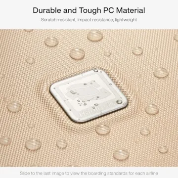 Hanke Grace 20 Inch TSA-Approved Hardshell Carry-On Luggage