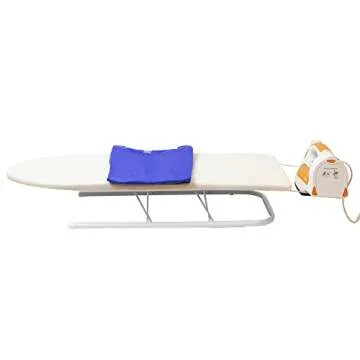 Sunbeam Home Basics Tabletop Convenient & Portable Ironing Board with Folding Legs and Iron Rest 12x...