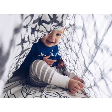 aden + anais Silky Soft Swaddle Blanket,100% Bamboo Viscose Muslin Blankets for Girls & Boys, Baby Receiving Swaddles, Ideal Newborn & Infant Swaddling Set, 3 Pack, Pebble Shibori