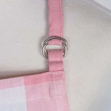 DII Unisex Buffalo Check Apron - Chic Kitchen Essential