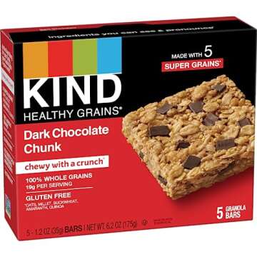 KIND Healthy Grains Bars - Delicious Dark Chocolate