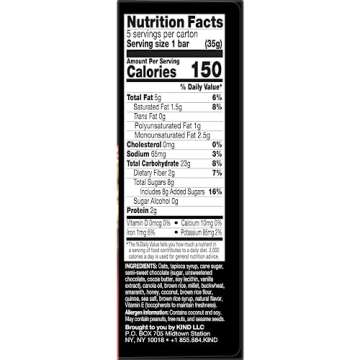 KIND Healthy Grains Bars - Delicious Dark Chocolate