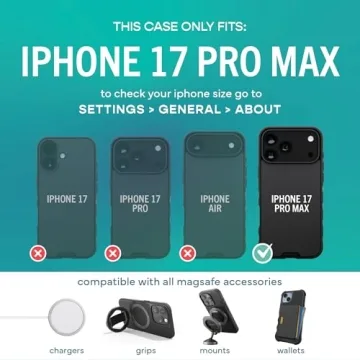 Smartish® iPhone 17 Pro Max MagSafe Case - Gripmunk