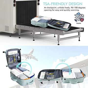 Beraliy Large Travel Backpack for Women Airline Approved, Carry On Backpack,17.3 Inch Laptop Backpac...