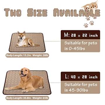MeiLiMiYu Washable Dog Cooling Mat Ice Silk Cooling Mat for Dogs Pet Self Cooling Pad Blanket Dog Cooling Pad for Indoor & Outdoor Car Seats