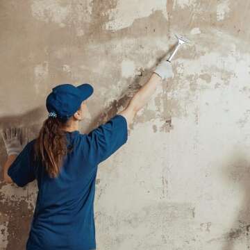 ORIENTOOLS Heavy Duty 4-inch Razor Blade Scraper with Long-Handle, Cleaning Glass Wall Scraper, Painting stripping tools,Tile Adhesive Removal