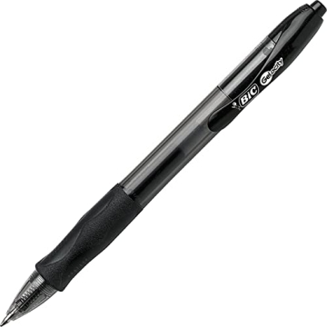 BIC Gelocity Black Gel Pens - 24 Pack, Smooth Writing