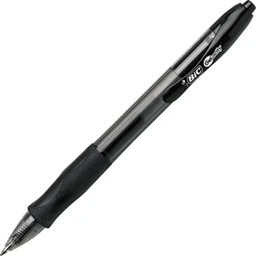 BIC Gelocity Black Gel Pens - 24 Pack, Smooth Writing