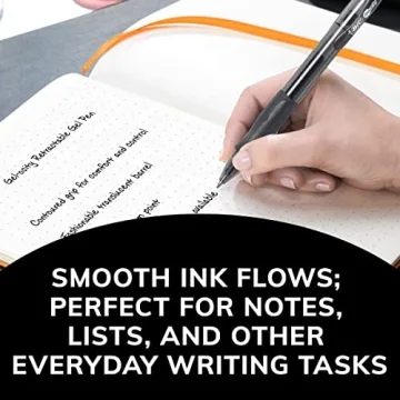 BIC Gelocity Black Gel Pens - 24 Pack, Smooth Writing