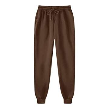 Men's Tracksuits,2 Piece Athletic Hoodie Tracksuit Set Activewear Solid Sweatshirt Sweatpant Sports Set for Men SweatSuit(Ad#Brown,X-Large)