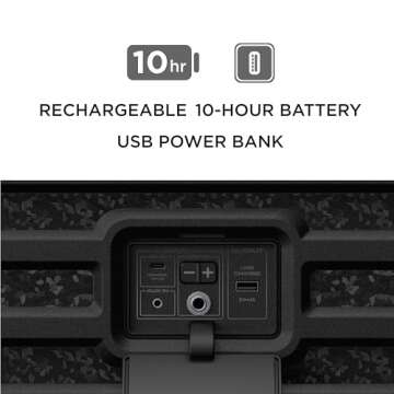 Ion Audio Tailgater Tough Bluetooth Speaker - 65W Power