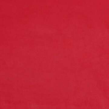 Amazon Basics Kid's Soft Easy-Wash Lightweight Microfiber 3-Piece Sheet Set, Twin, Red, Solid