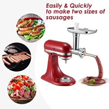KITOART Meat Grinder Attachment for Easy Kitchen Tasks