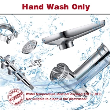 KITOART Meat Grinder Attachment for Easy Kitchen Tasks