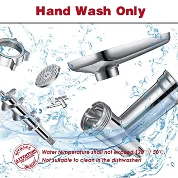 KITOART Meat Grinder Attachment for Easy Kitchen Tasks