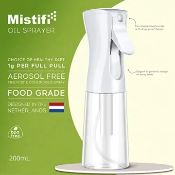 Mistifi Oil Sprayer - 6oz Versatile Kitchen Accessory