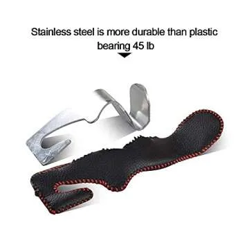 Universal Car Headrest Hanger Hooks for Bags & More