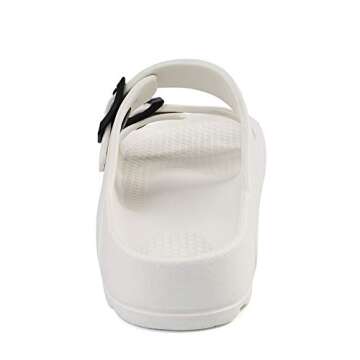 FUNKYMONKEY Women's Adjustable EVA Flat Sandals - Comfort & Style