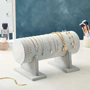 Juvale Gray Velvet Headband Holder & Organizer for Accessories