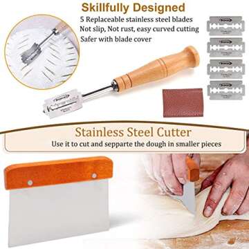 10" Round Banneton Proofing Basket for Artisan Bread Baking