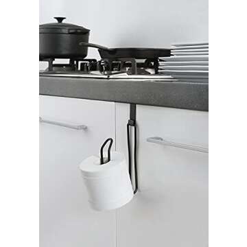 SunnyPoint Over The Tank Toilet Paper Holder for Small Bathrooms