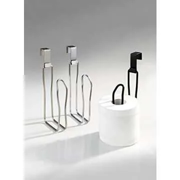 SunnyPoint Over The Tank Toilet Paper Holder for Small Bathrooms