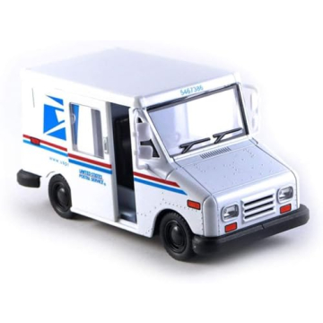 United States Postal Mail Truck USPS 1987 Grumman LLV 1:36 Scale Die Cast Metal 5 Inch Model Toy Tru...