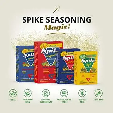 Spike Seasoning Salt Free Flavor Enhancer for Gourmet Cooking