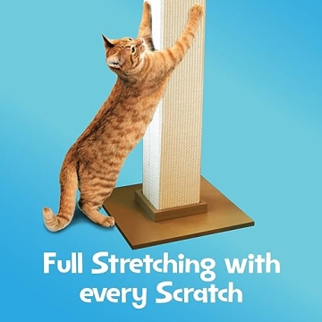 SmartCat Ultimate Cat Scratching Post - Durable and Tall
