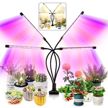 LEOTER LED Grow Light for Indoor Plants - Efficient and Adjustable