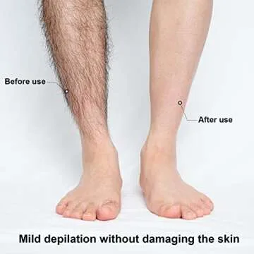 Buwico Crystal Hair Eraser, Crystal Hair Remover for Women and Men, Painless Exfoliation Hair Removal Tool for Arms Legs Back, Magic Hair Eraser (Pink)