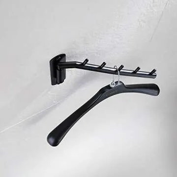 Maximize Space with JQK Folding Clothes Hanger Rack
