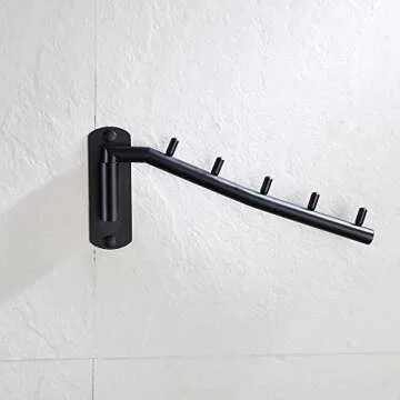 Maximize Space with JQK Folding Clothes Hanger Rack