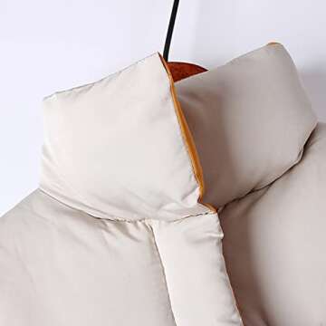 EISHOW Kids Toddler Baby Girl Boy Vest Sleeveless Waistcoat Warm Puffer Jacket Outwear with Zipper Snowsuit Winter Coat (Beige,12-18 Months,12 Months,18 Months)