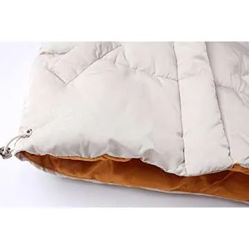 EISHOW Kids Toddler Baby Girl Boy Vest Sleeveless Waistcoat Warm Puffer Jacket Outwear with Zipper Snowsuit Winter Coat (Beige,12-18 Months,12 Months,18 Months)