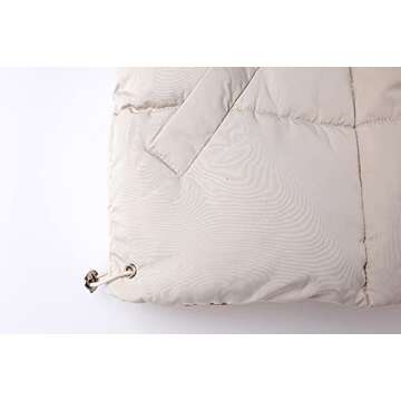 EISHOW Kids Toddler Baby Girl Boy Vest Sleeveless Waistcoat Warm Puffer Jacket Outwear with Zipper Snowsuit Winter Coat (Beige,12-18 Months,12 Months,18 Months)