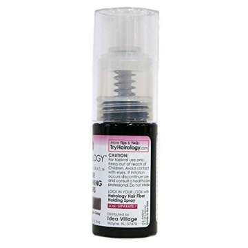 Hairology Hair Building Thickening Fibers, Gray, 0.2 Ounce, Light to Medium Gray