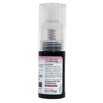 Hairology Hair Building Thickening Fibers, Gray, 0.2 Ounce, Light to Medium Gray