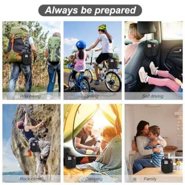 Survival Kit, 290Pcs Survival Gear First Aid Kit Emergency Tent, Camping Essentials Emergency Kit Accessories for Earthquake, Outdoor Adventure, Hiking, Hunting, Gifts for Men Women