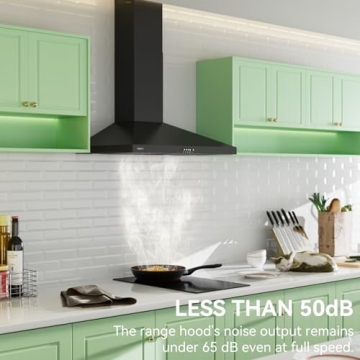 magicplux 30" Wall Mount Range Hood with 380 CFM