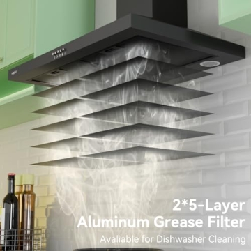 magicplux 30" Wall Mount Range Hood with 380 CFM