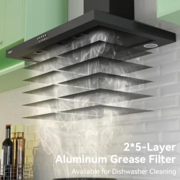 magicplux 30" Wall Mount Range Hood with 380 CFM