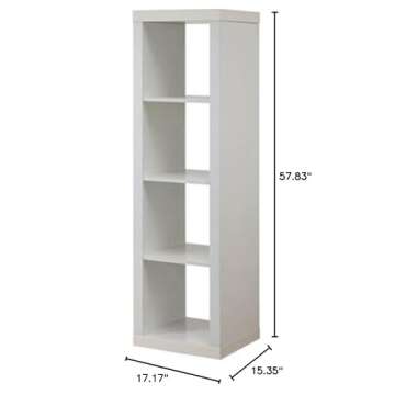 Better Homes 4-Cube Storage Organizer - Stylish & Versatile