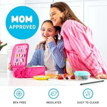 Fit & Fresh Charm Lunch Bag - Insulated Kids Lunch Box