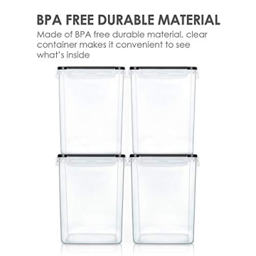 Vtopmart 4 PCS Large BPA Free Food Storage Containers